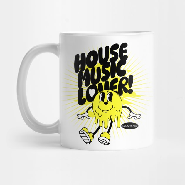 HOUSE MUSIC  - Lover Melting Mascot (yellow/black) by DISCOTHREADZ 
